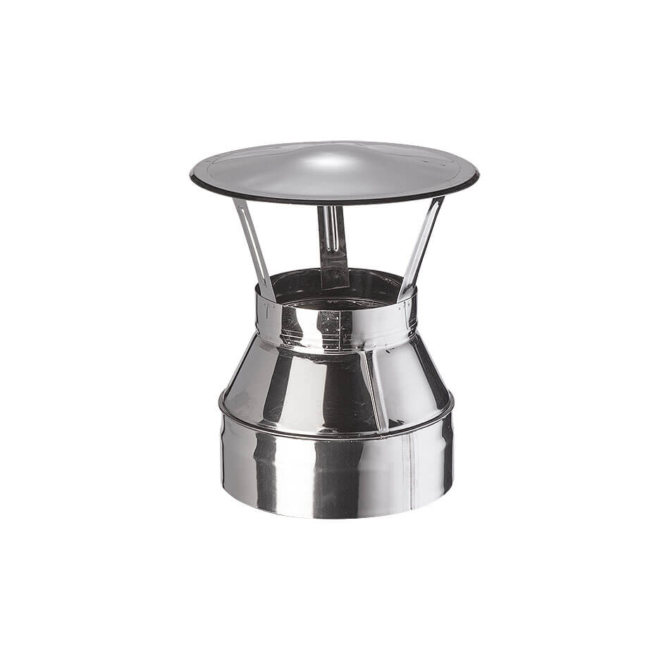 Оголовок ф 130х200, AISI 430/Оц, 0,5мм/0,5мм, (К), тип-2