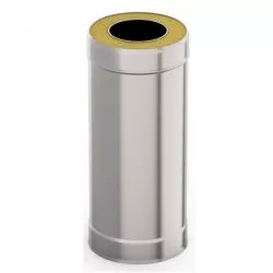 Сэндвич-труба 0,5м, ф 100х160, AISI 439/Оц, 0,5мм/0,5мм, (К)												